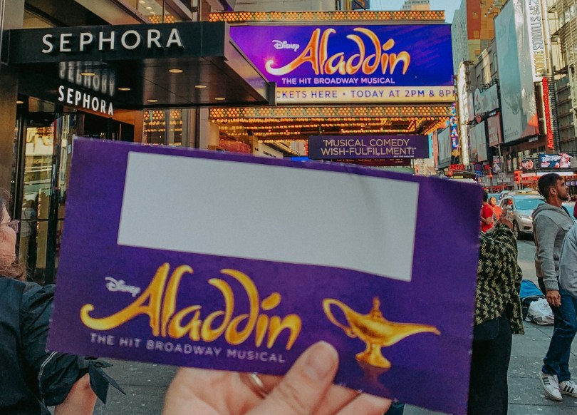 O que fazer quando você não comparece ao show da Broadway